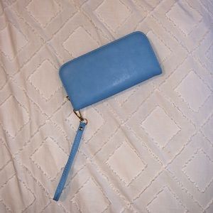 Blue Wristlet Wallet